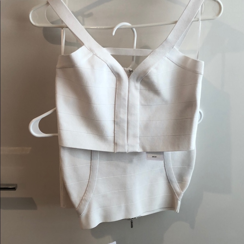 GUESS White Two Piece Bandage Set